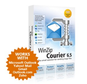 winzip courier to download software