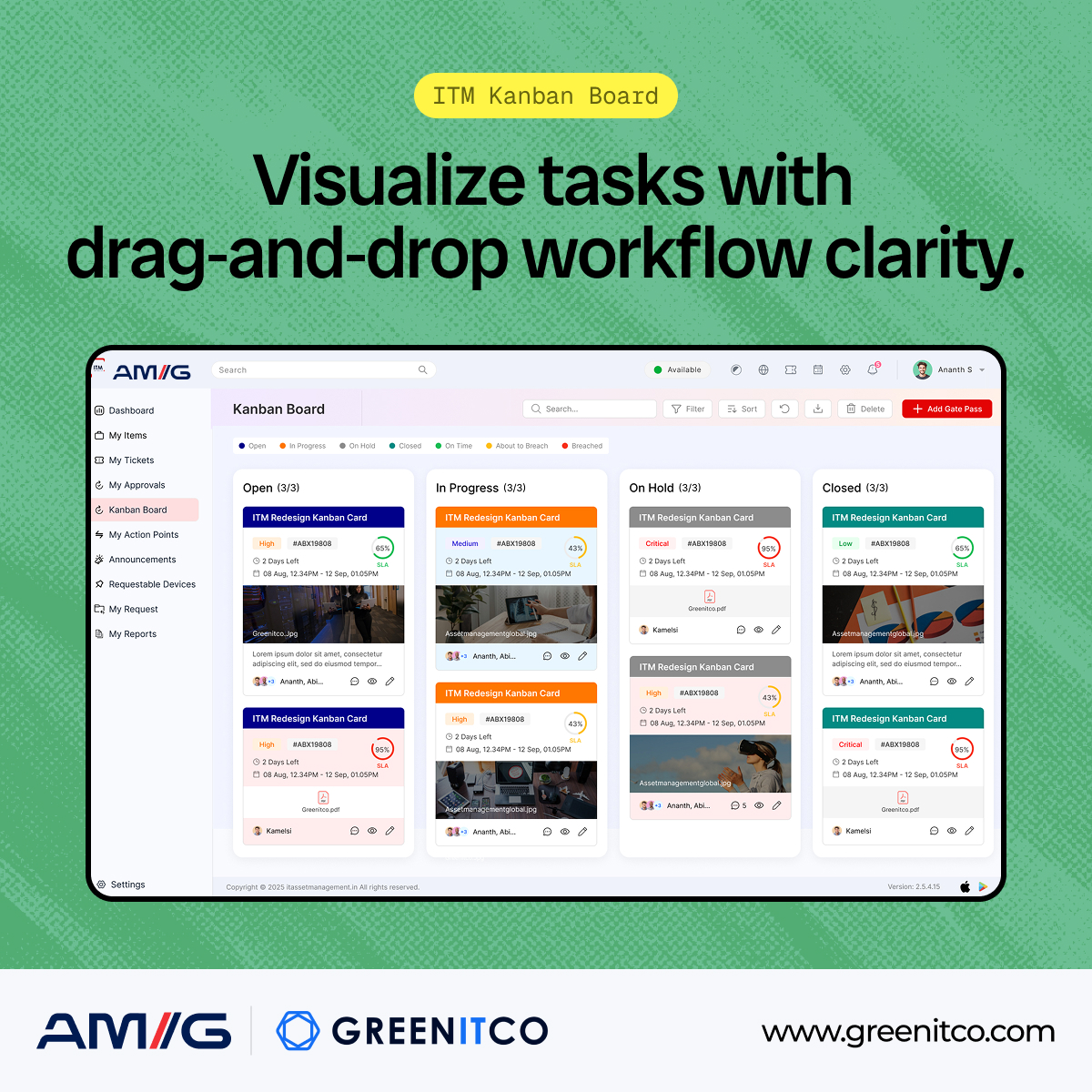Best IT asset management software dashboard for tracking hardware, software licenses, RFID assets, and IT inventory management system.